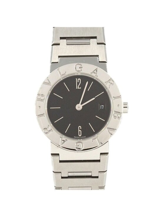 Bvlgari SS Quartz Watch Black